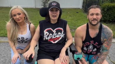 Killer Kross & Scarlett Bourdeaux Take ALS Ice Bucket Challenge Killer Kross & Scarlett Bourdeaux Take ALS Ice Bucket Challenge