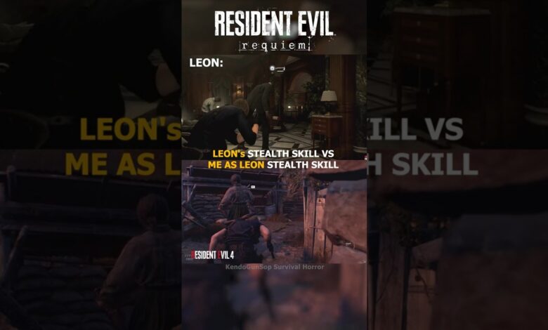 Me As LEON’s Stealth Skills – RESIDENT EVIL REQUIEM Gameplay Walkthrough RE4 Comparison Me As LEON’s Stealth Skills – RESIDENT EVIL REQUIEM Gameplay Walkthrough RE4 Comparison