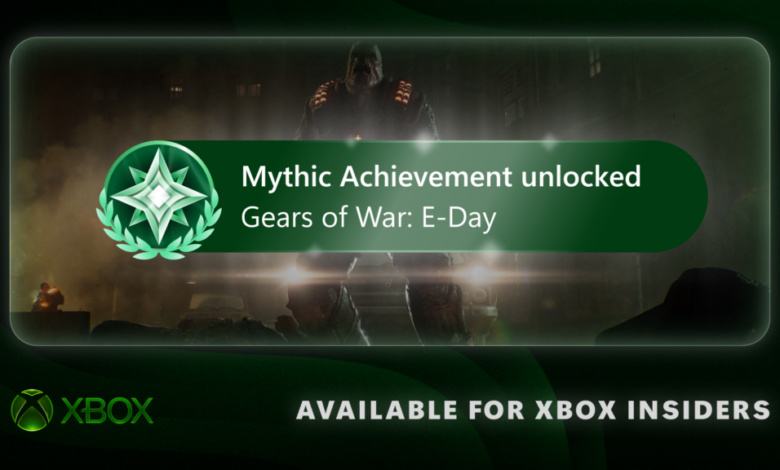 Available for XBOX Insiders: Mythic Achievements, One of our Most Player-Requested Features Available for XBOX Insiders: Mythic Achievements, One of our Most Player-Requested Features