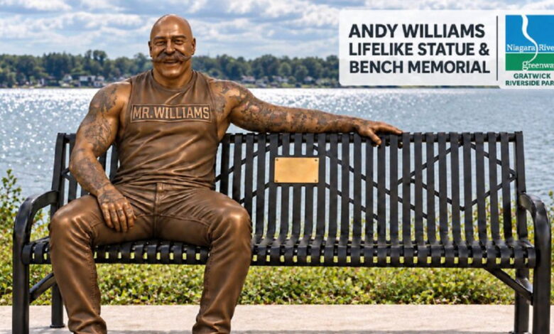 Statue Planned For Late AEW Star Andy Williams In New York Statue Planned For Late AEW Star Andy Williams In New York