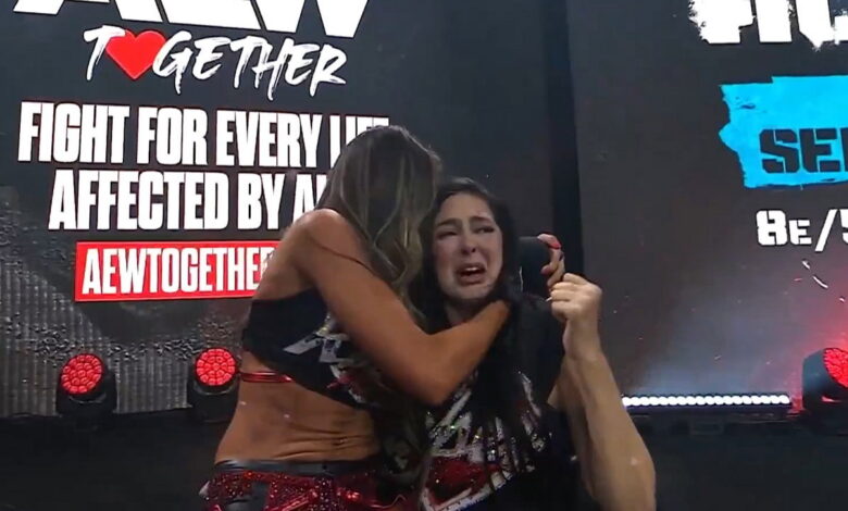 Rebel Gets Emotional Send-Off At 9/9 AEW Rebel Heart Dynamite Rebel Gets Emotional Send-Off At 9/9 AEW Rebel Heart Dynamite
