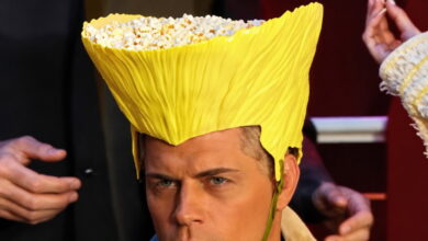 Cody Rhodes Unveils Unique “Street Fighter” Popcorn Bucket Cody Rhodes Unveils Unique “Street Fighter” Popcorn Bucket