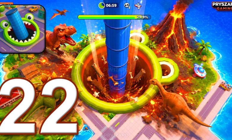 Hole.io – Gameplay Walkthrough Part 22 – New Update Eat Tower (iOS, Android) Hole.io – Gameplay Walkthrough Part 22 – New Update Eat Tower (iOS, Android)
