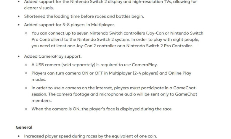 Mario Kart 8 Deluxe Gets Switch 2-Focused Update, More Speed – News Mario Kart 8 Deluxe Gets Switch 2-Focused Update, More Speed – News