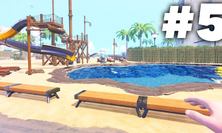 Waterpark Simulator 1.0 Gameplay Walkthrough Part 5 – PARK SIZE UPGRADE, BIG NEW POOLS & SLIDES Waterpark Simulator 1.0 Gameplay Walkthrough Part 5 – PARK SIZE UPGRADE, BIG NEW POOLS & SLIDES