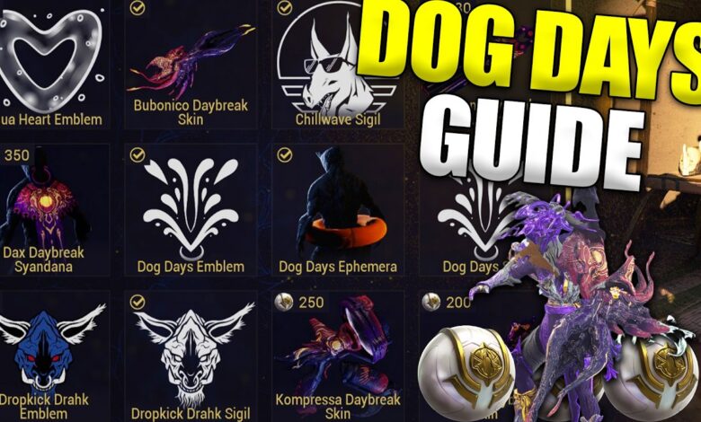 NEW SKINS & LOOT! Warframe Dog Days 2026 Event Guide! NEW SKINS & LOOT! Warframe Dog Days 2026 Event Guide!