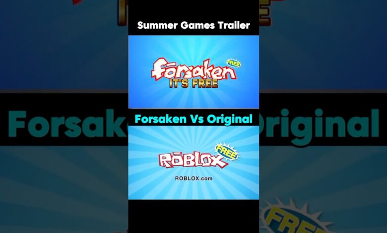 Is The Forsaken Summer Games Trailer Accurate to the Original? #roblox #forsaken Is The Forsaken Summer Games Trailer Accurate to the Original? #roblox #forsaken