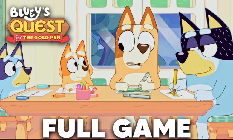 Bluey’s Quest for the Gold Pen Gameplay Walkthrough (Full Game) Bluey’s Quest for the Gold Pen Gameplay Walkthrough (Full Game)