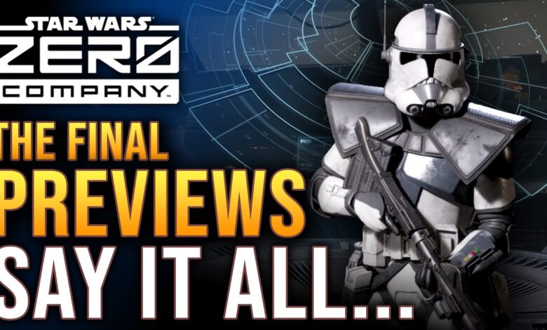 Star Wars Zero Company – The Final Previews Say It All… Star Wars Zero Company – The Final Previews Say It All…