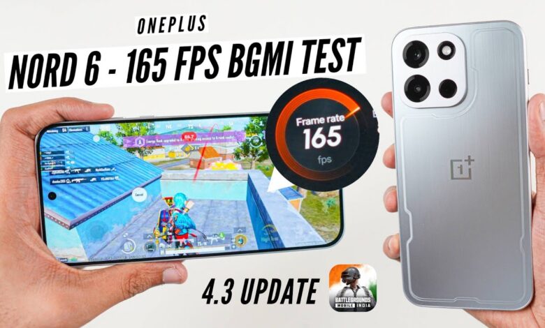 OnePlus Nord 6 – 165 FPS BGMI Test, Heating & Battery Test | Best Phone Under ₹35,000? 🤔 OnePlus Nord 6 – 165 FPS BGMI Test, Heating & Battery Test | Best Phone Under ₹35,000? 🤔