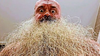 Former WWE Superstar Goes Viral For Incredibly Wild Facial Hair Former WWE Superstar Goes Viral For Incredibly Wild Facial Hair