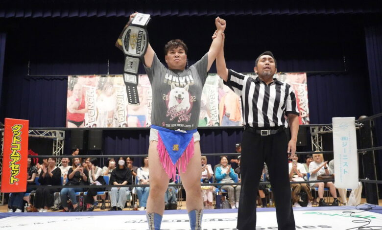 Danshoku Dieno Wins DDT Ironman Title in Niigata Danshoku Dieno Wins DDT Ironman Title in Niigata