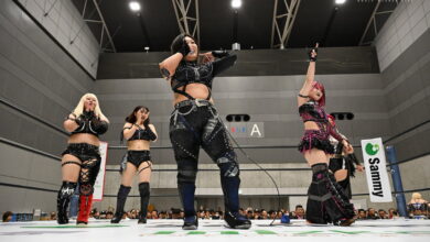 Konami Wins in Fukuyama, Hina Pins Miyu Amasaki Konami Wins in Fukuyama, Hina Pins Miyu Amasaki