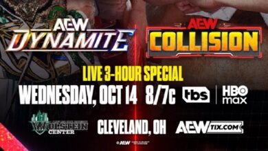 Updates For 10/14 AEW Dynamite & Collision 3 Hour Special Updates For 10/14 AEW Dynamite & Collision 3 Hour Special