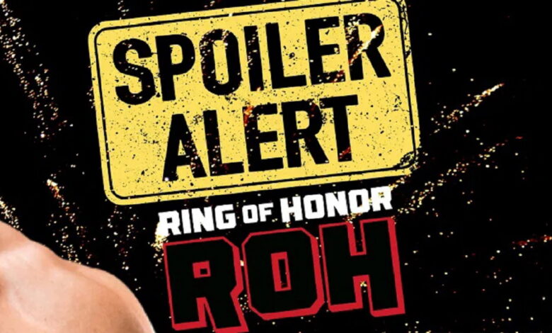 ROH Spoilers (9/30 Taping Before AEW Dynamite: PAC Tribute) ROH Spoilers (9/30 Taping Before AEW Dynamite: PAC Tribute)