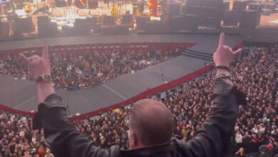 Triple H, Stephanie McMahon Attend Metallica Concert At Sphere