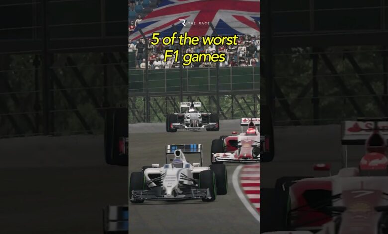 5️⃣ of the WORST F1 games ever made 5️⃣ of the WORST F1 games ever made