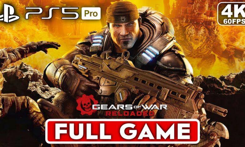 GEARS OF WAR RELOADED Gameplay Walkthrough FULL GAME [4K 60FPS PS5] – No Commentary