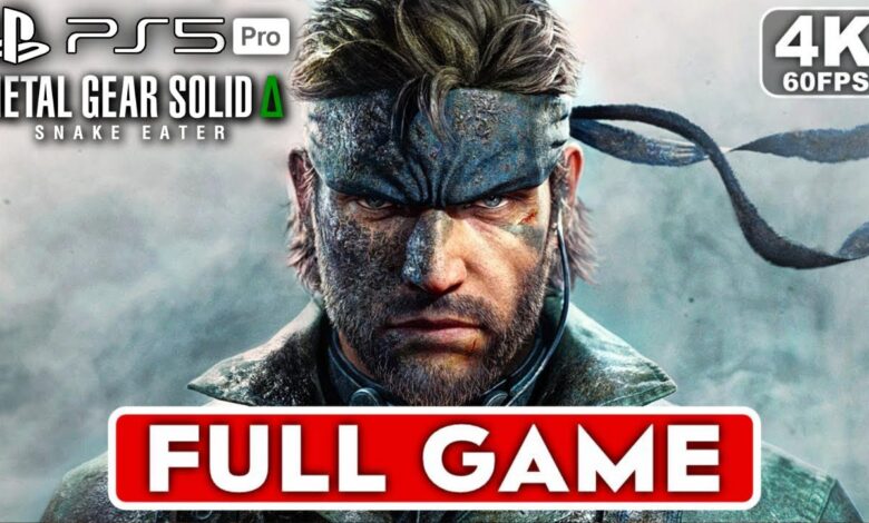 METAL GEAR SOLID DELTA SNAKE EATER Gameplay Walkthrough FULL GAME [4K 60FPS PS5] – No Commentary