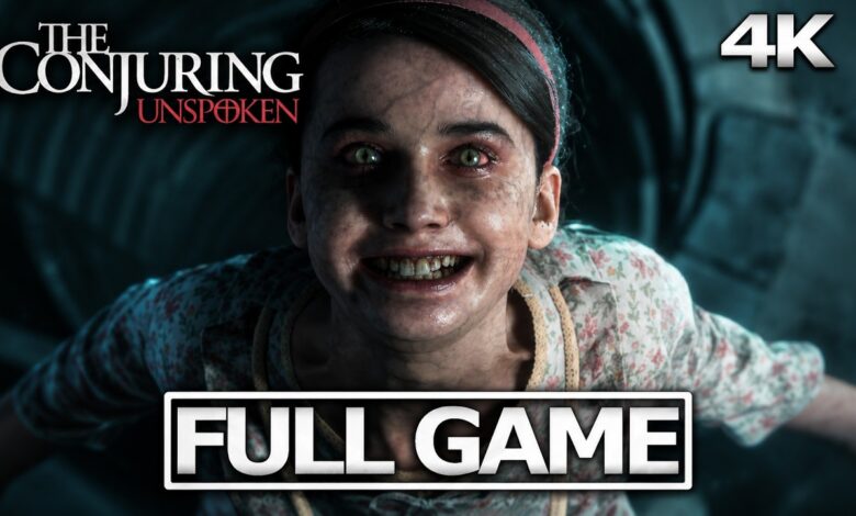 THE CONJURING: UNSPOKEN Full Gameplay Walkthrough / No Commentary【FULL GAME】4K 60FPS Ultra HD