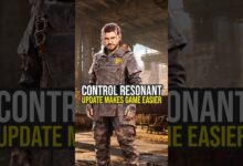 First Control Resonant Update Makes Game Easier…