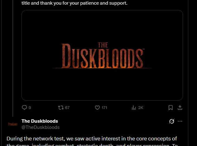 Duskbloods Officially Delayed To 2027 – News Duskbloods Officially Delayed To 2027 – News