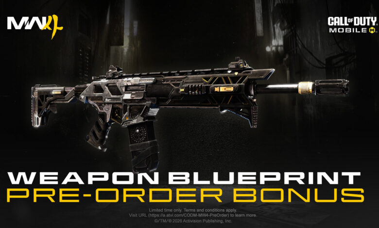 Get the Shattered Relay Weapon Blueprint in Call of Duty: Mobile as a Call of Duty: Modern Warfare 4 Pre-order Bonus