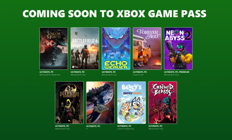 Coming to XBOX Game Pass: Battlefield 6, Valor Mortis, Forever Ago, and More Coming to XBOX Game Pass: Battlefield 6, Valor Mortis, Forever Ago, and More