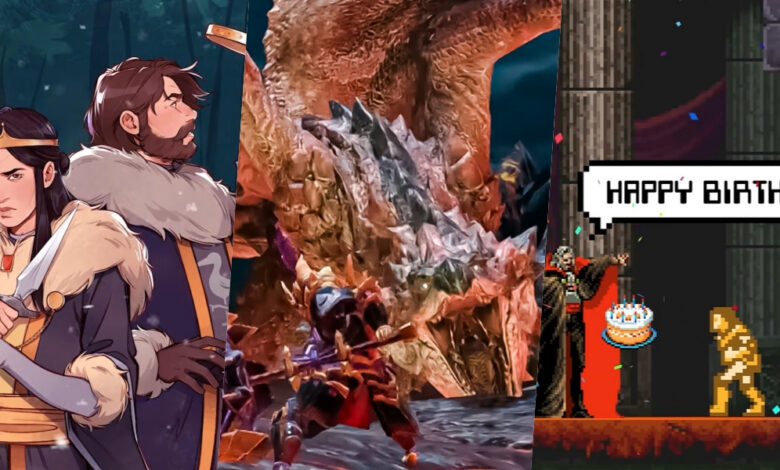 New release roundup: Monster Hunter Rise, Castlevania, Yes, Your Grace: Snowfall, and more