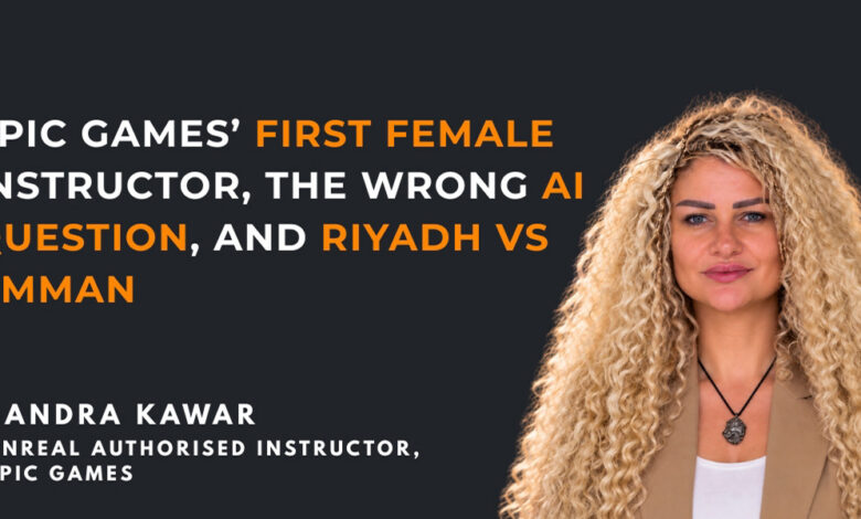 Unreal Engine instructor Sandra Kawar on AI as a creative partner, ahead of PGC Jordan